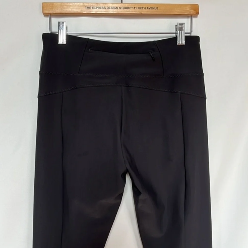 Athleta Stellar Tight Black Leggings Front Zip Pockets Size S‎ - Picture 5 of 12
